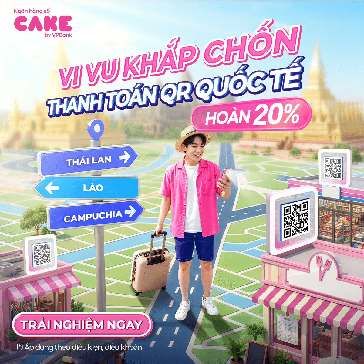 Tháng 6/2026 – Hoàn 20% khi thanh toán QR quốc tế