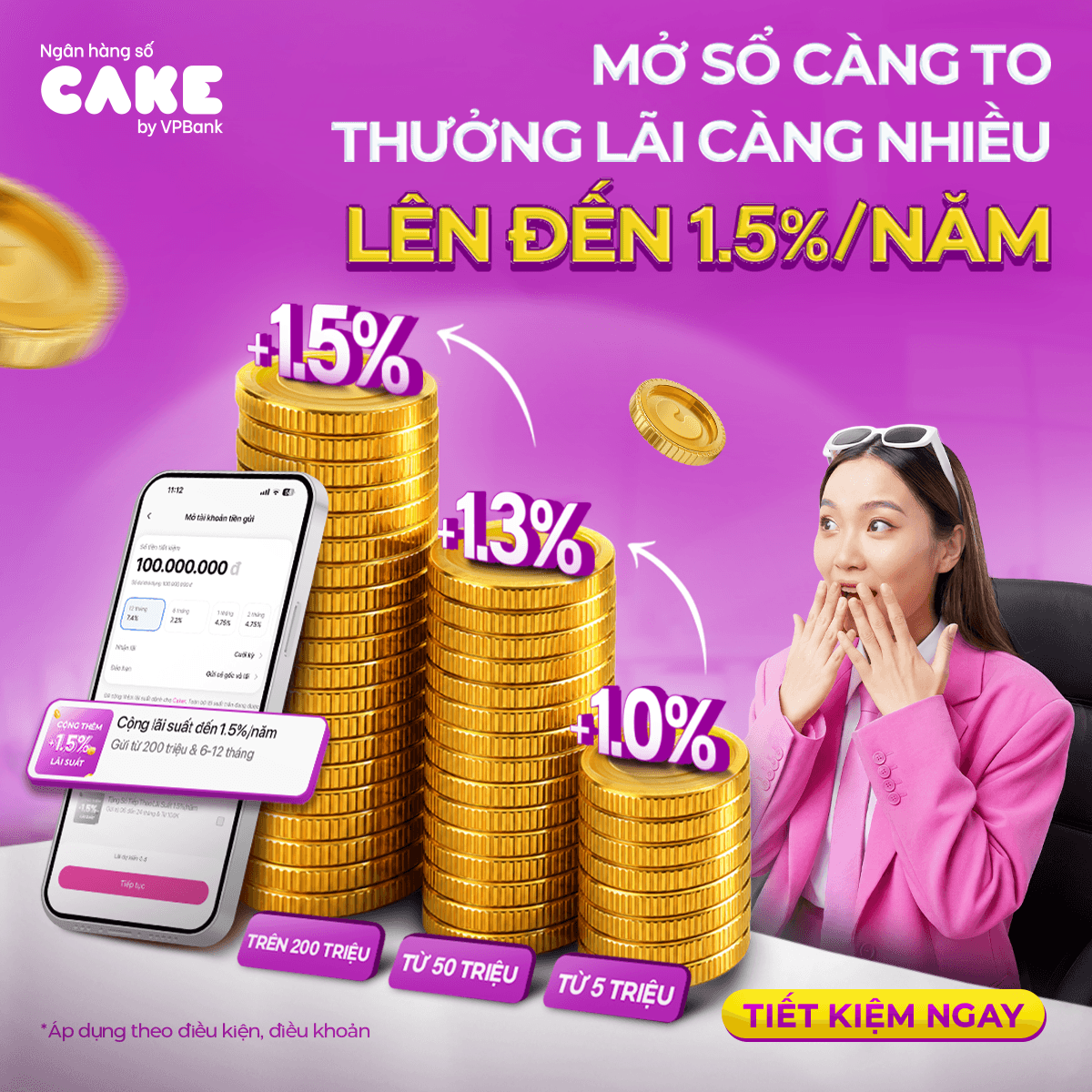 Tháng 6/2026 - Bạn thân tiết kiệm, cộng lãi đến 1.5%/năm