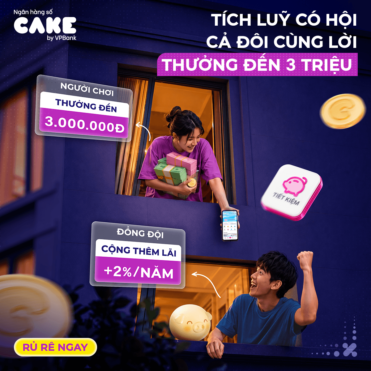 Tháng 8/2026 – Tích lũy có hội, cả đôi cùng lời