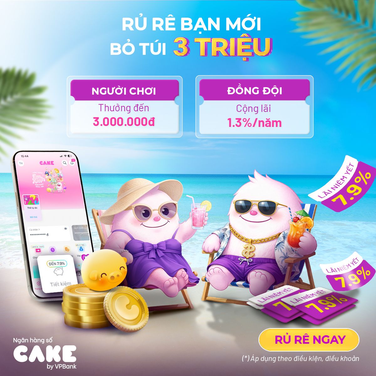 Tháng 4-5/2026 – Rủ rê bạn mới, bỏ túi đến 3 triệu đồng