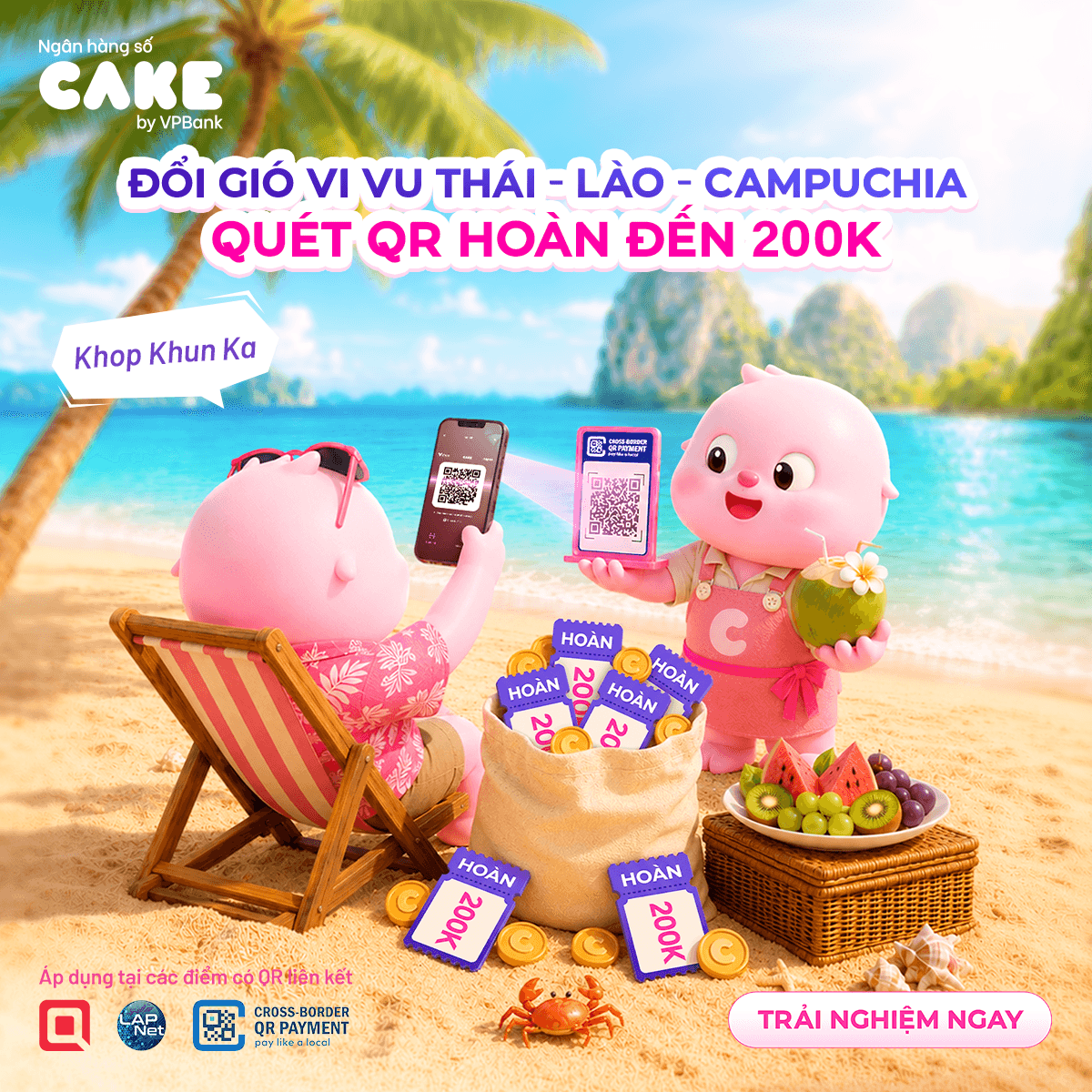 Tháng 6/2026 - Hoàn 20% khi thanh toán QR quốc tế