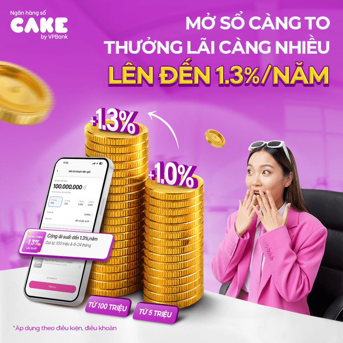 Tháng 6/2026 – Bạn thân tiết kiệm, cộng lãi đến 1.3%/năm