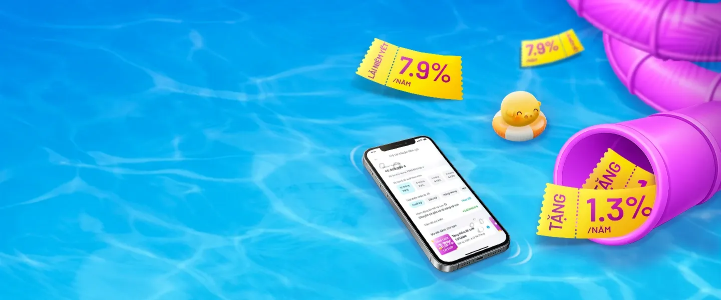 Lần đầu tiết kiệm cộng lãi +1.3%/năm-background