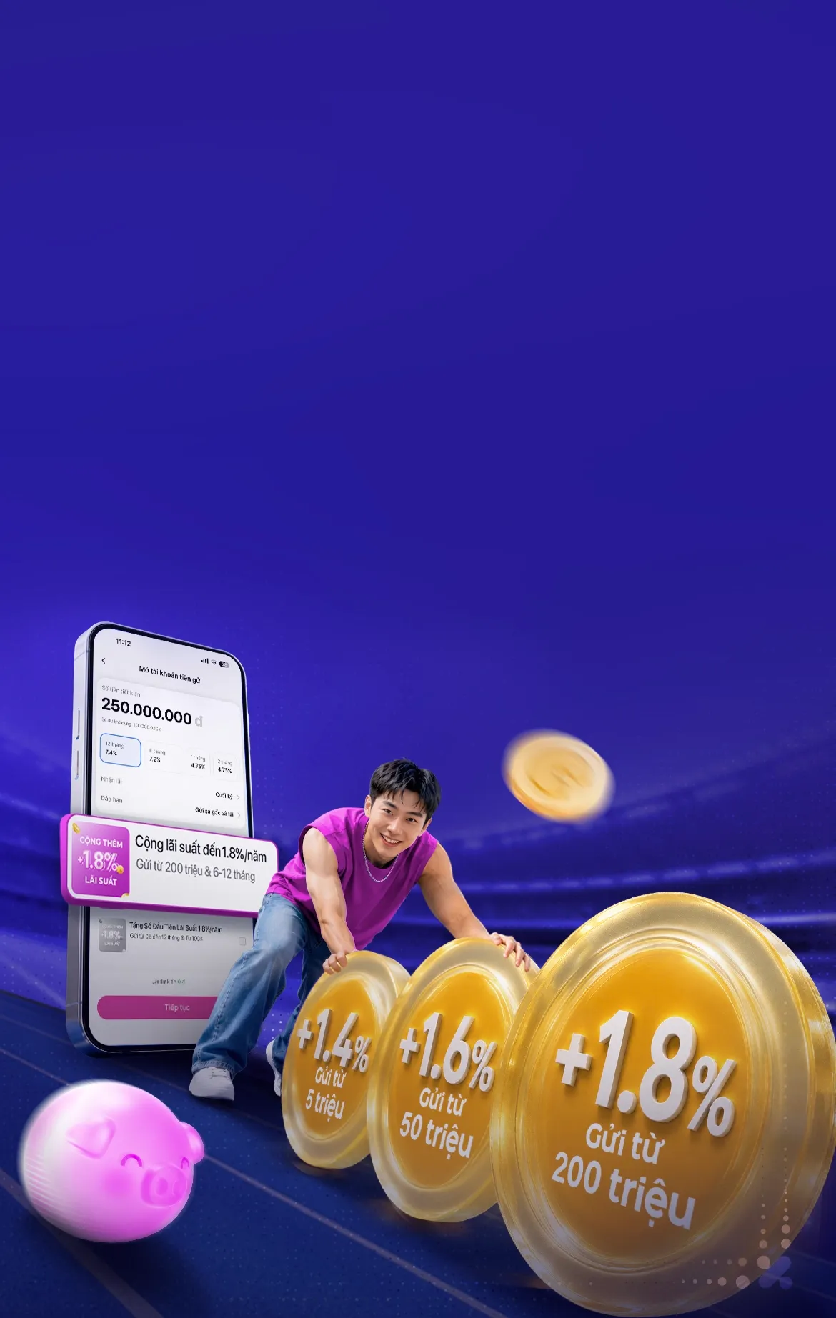 Mở sổ từ 5 triệu cộng lãi đến 1.8%/năm-background