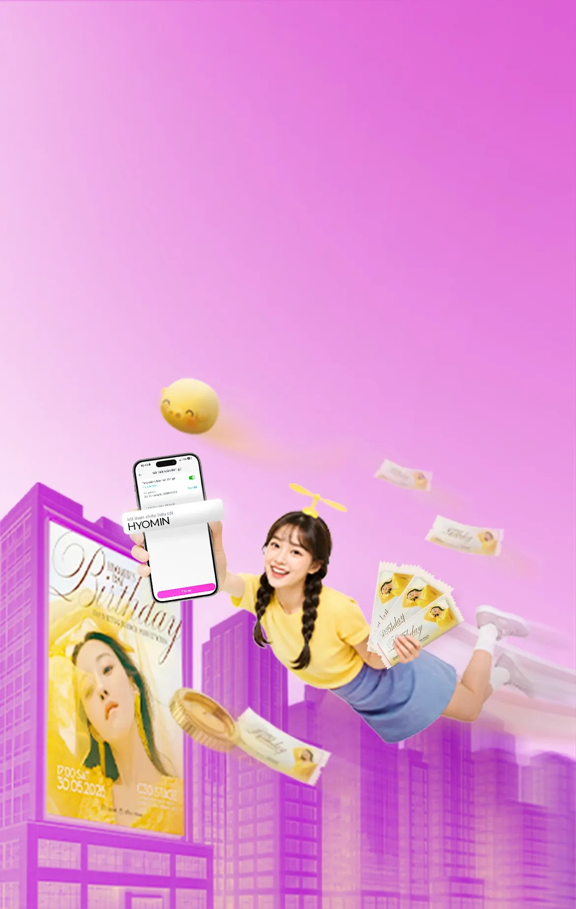 Tiết kiệm nhận vé Fan Meeting Hyomin-background