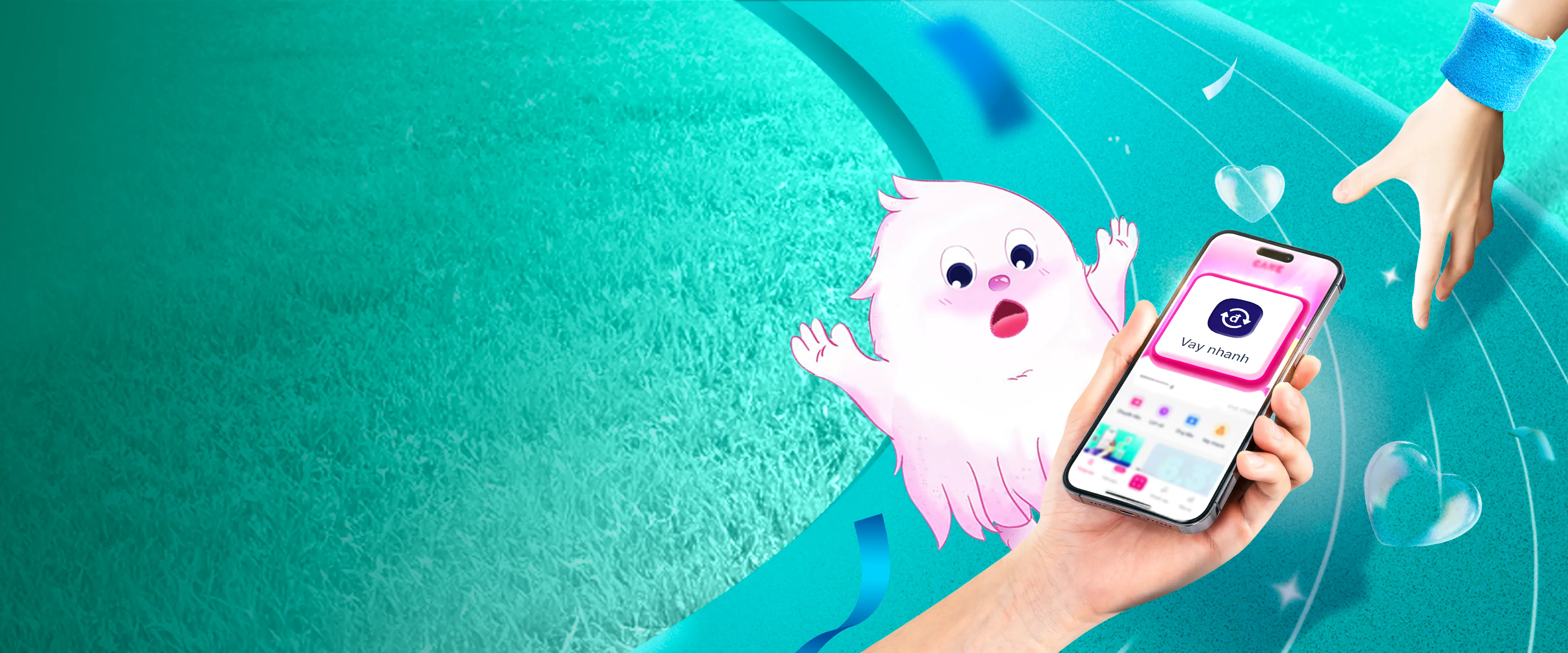 Vay nhanh liền tay, tiếp sức cuối tháng-background