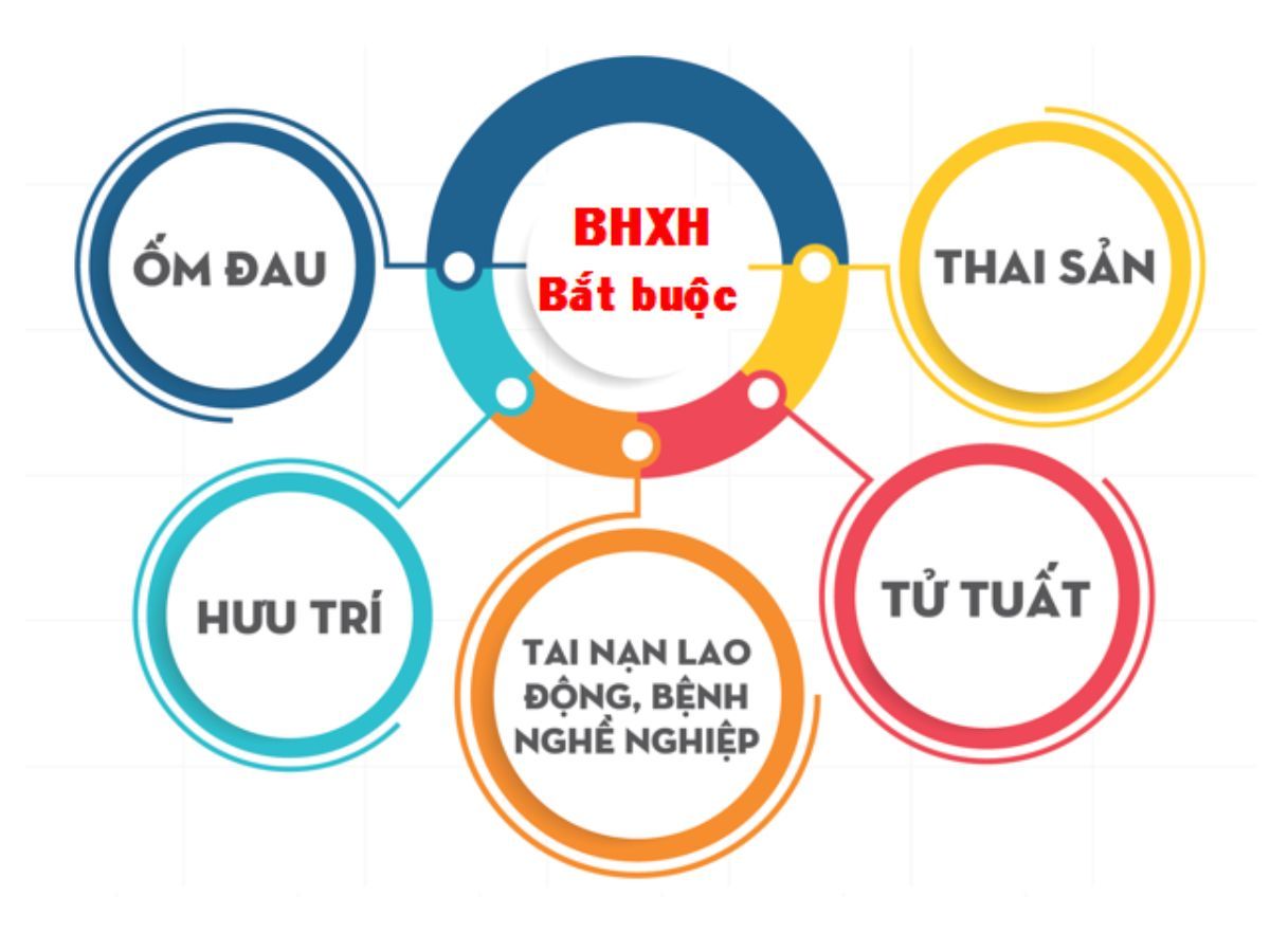 Các chế độ bảo hiểm xã hội nhằm đảm bảo quyền lợi, hỗ trợ tài chính cho người tham gia BHXH khi các rủi ro xảy ra