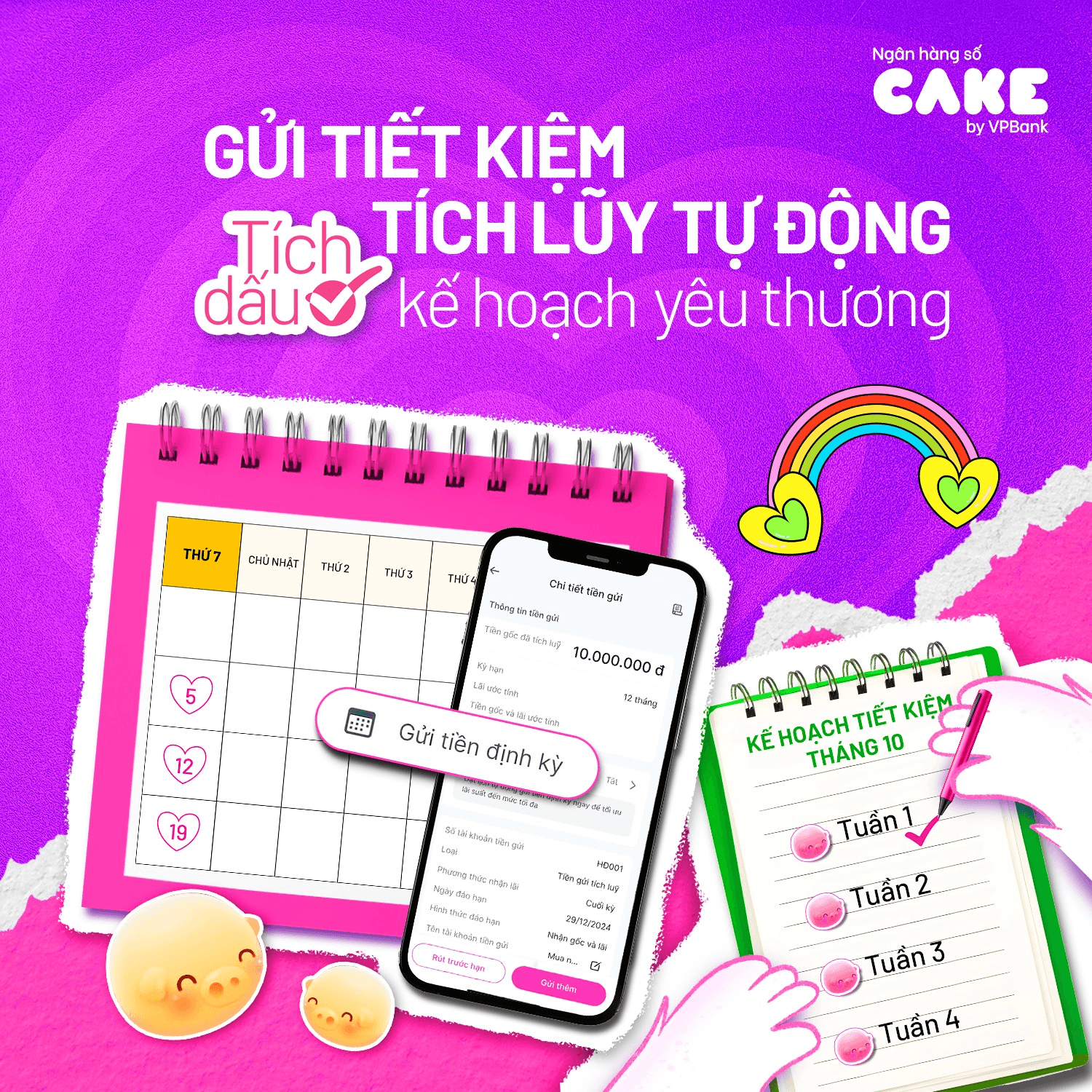 Gửi tiết kiệm tích lũy giúp hình thành thói quen tiết kiệm