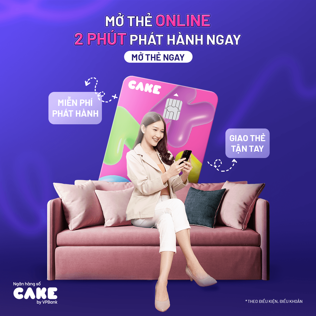 Cake by VPBank - Ứng dụng quản lý tài chính thông minh tích hợp công nghệ AI hiện đại, mở tài khoản nhanh chóng