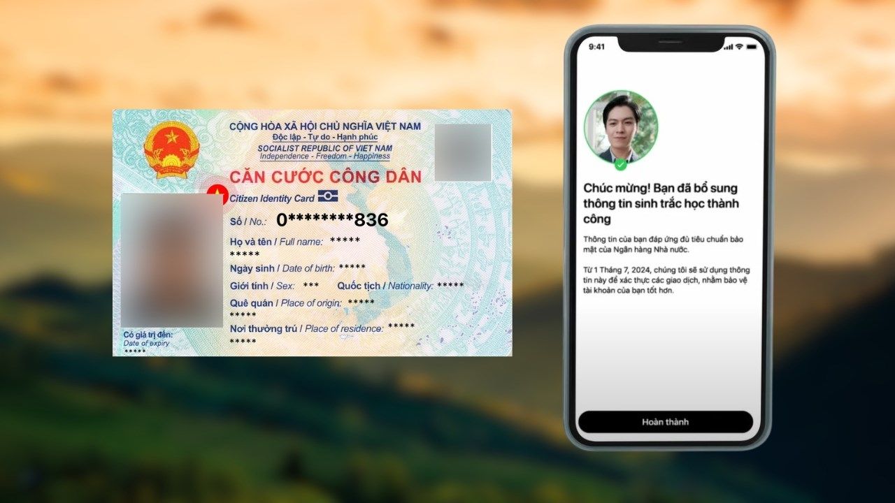 Các chủ tài khoản và chủ thẻ cần hoàn tất cập nhật thông tin sinh trắc học ngân hàng theo quy định