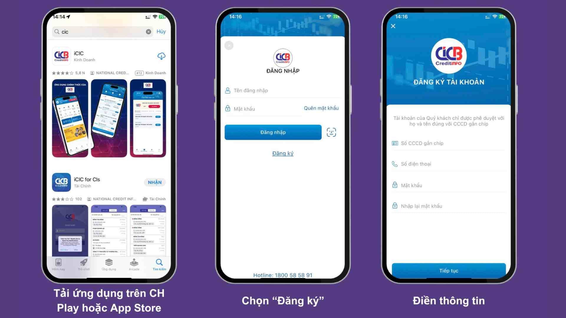 Các bước kiểm tra CIC qua app nhanh chóng, tiện lợi