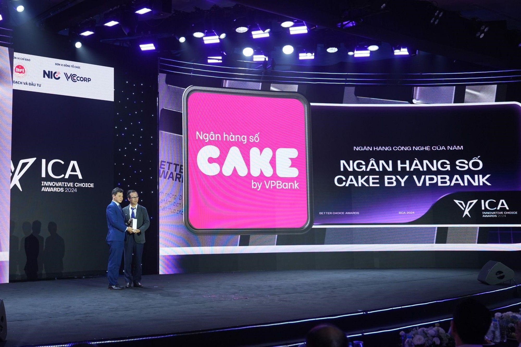 Cake by VPBank xuất sắc thắng giải "Ngân hàng công nghệ của năm" tại Better Choice Awards