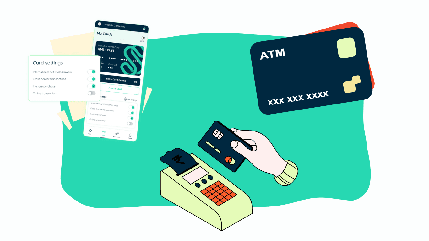 Chức năng của thẻ ATM là rút tiền mặt, chuyển khoản, thanh toán hóa đơn và kiểm tra số dư tài khoản